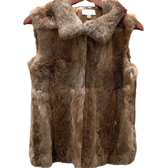 Pologeorgis Rabbit Fur Vest- Small. Perfect Condition - Picture 3 of 6